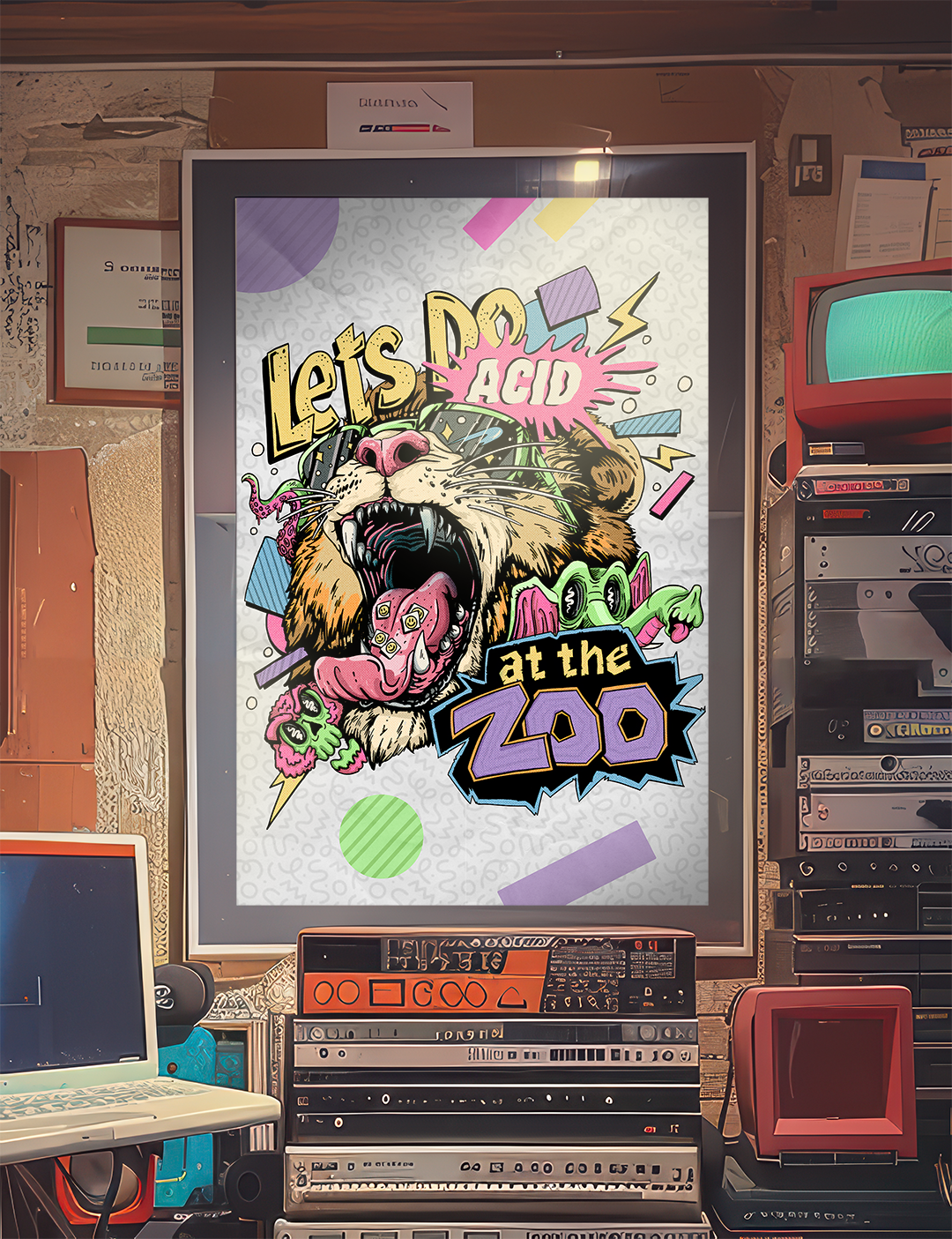 Acid at the ZOO Poster